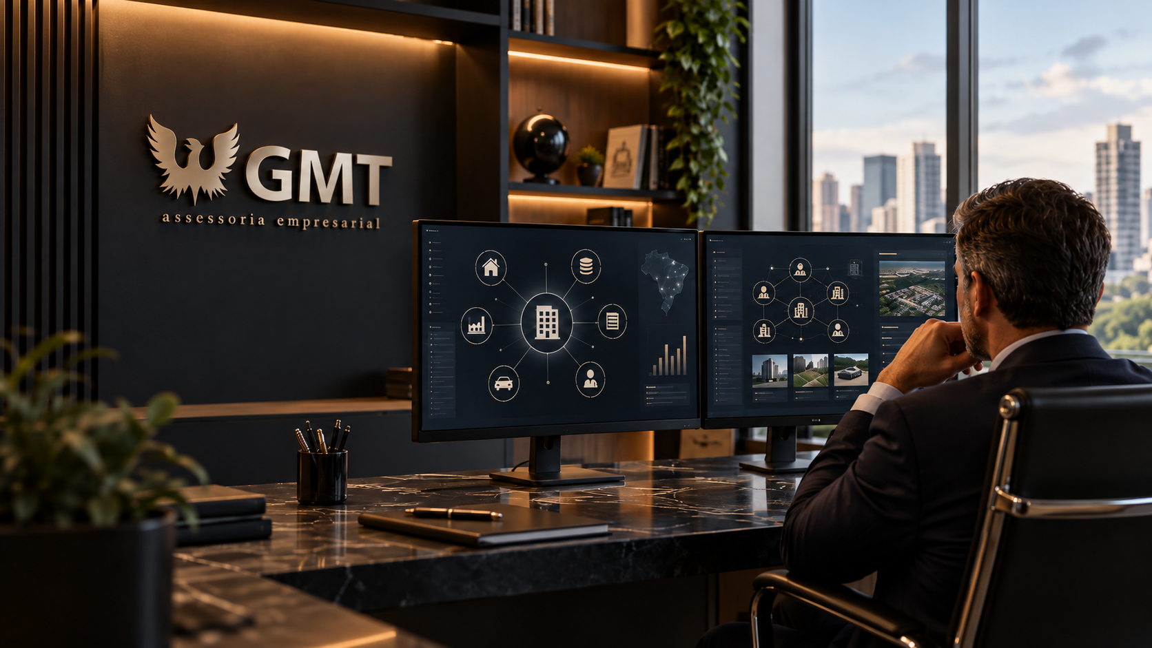 Ambiente institucional da GMT Assessoria Empresarial